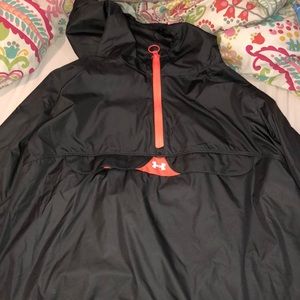 Under armor pullover water resistant jacket